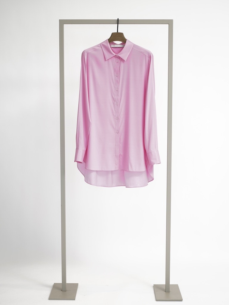 Bluse mit Hemdkragen