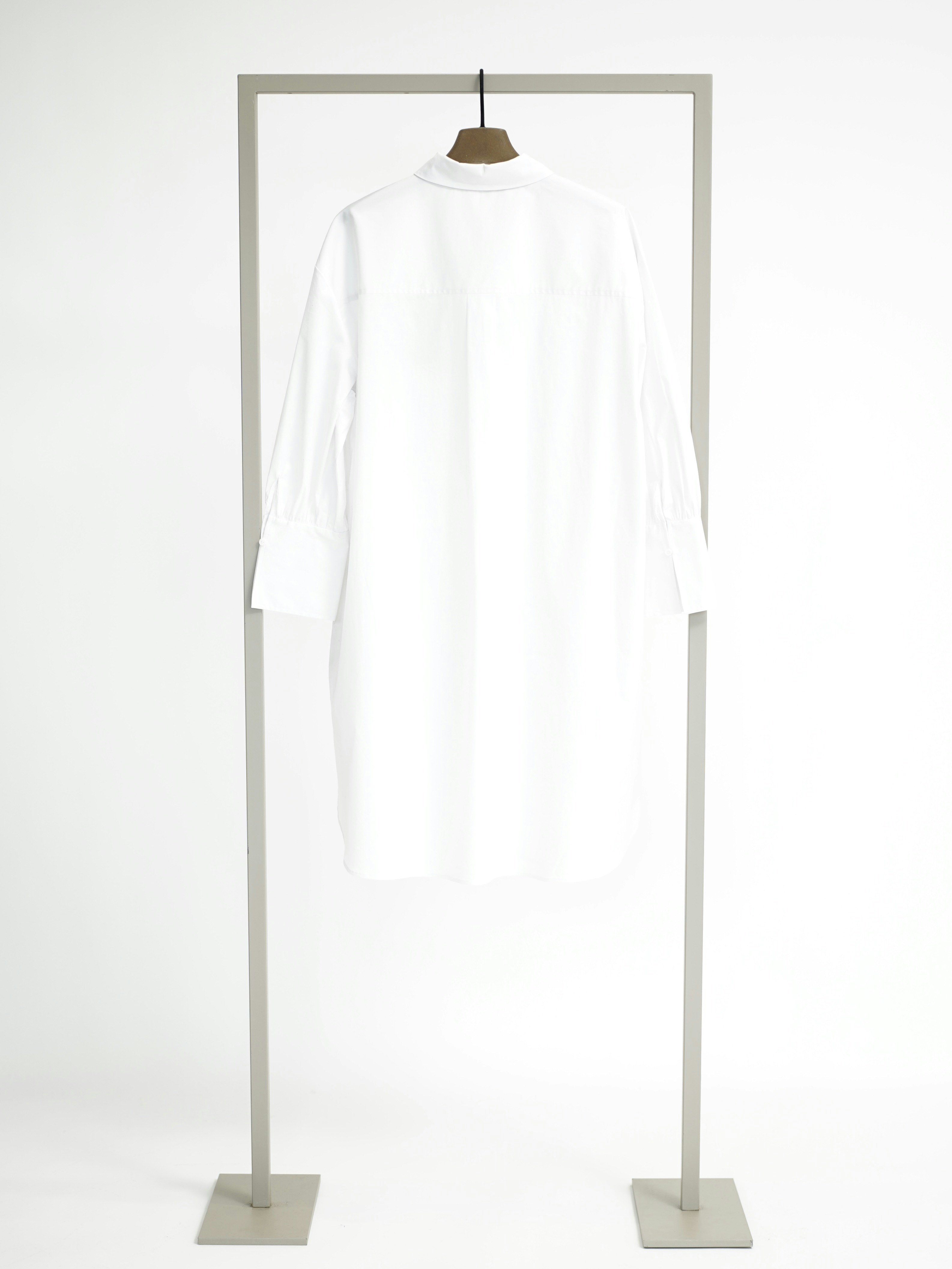 Baumwollbluse mit Kragen