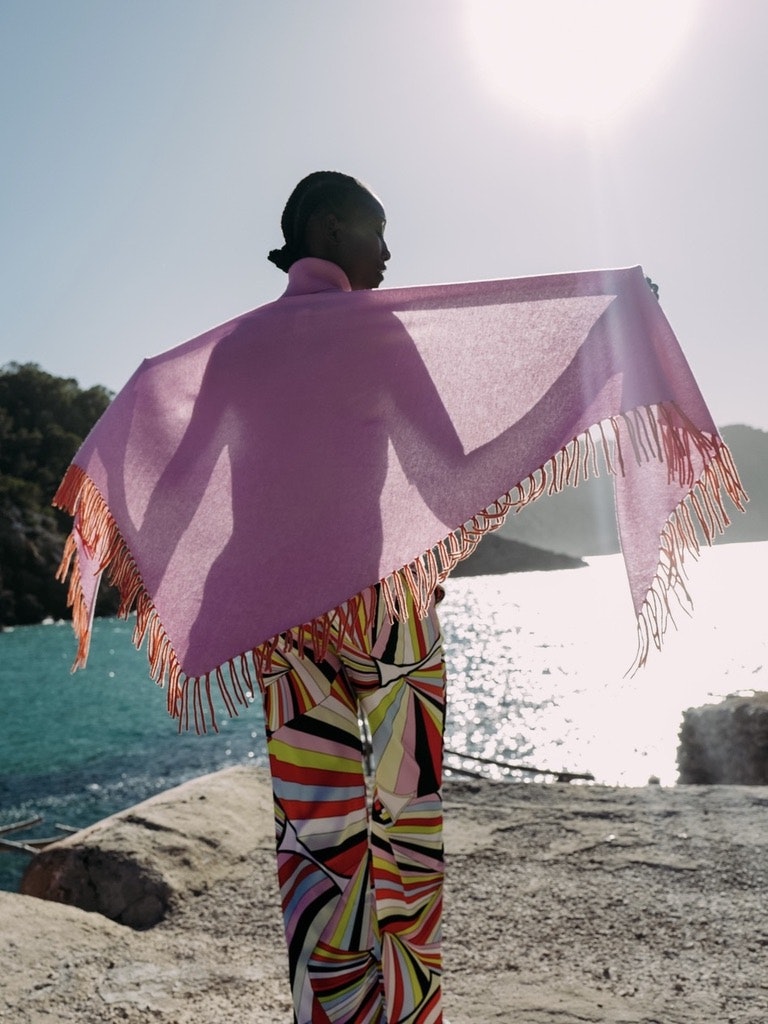 Dreieckstuch Fransen