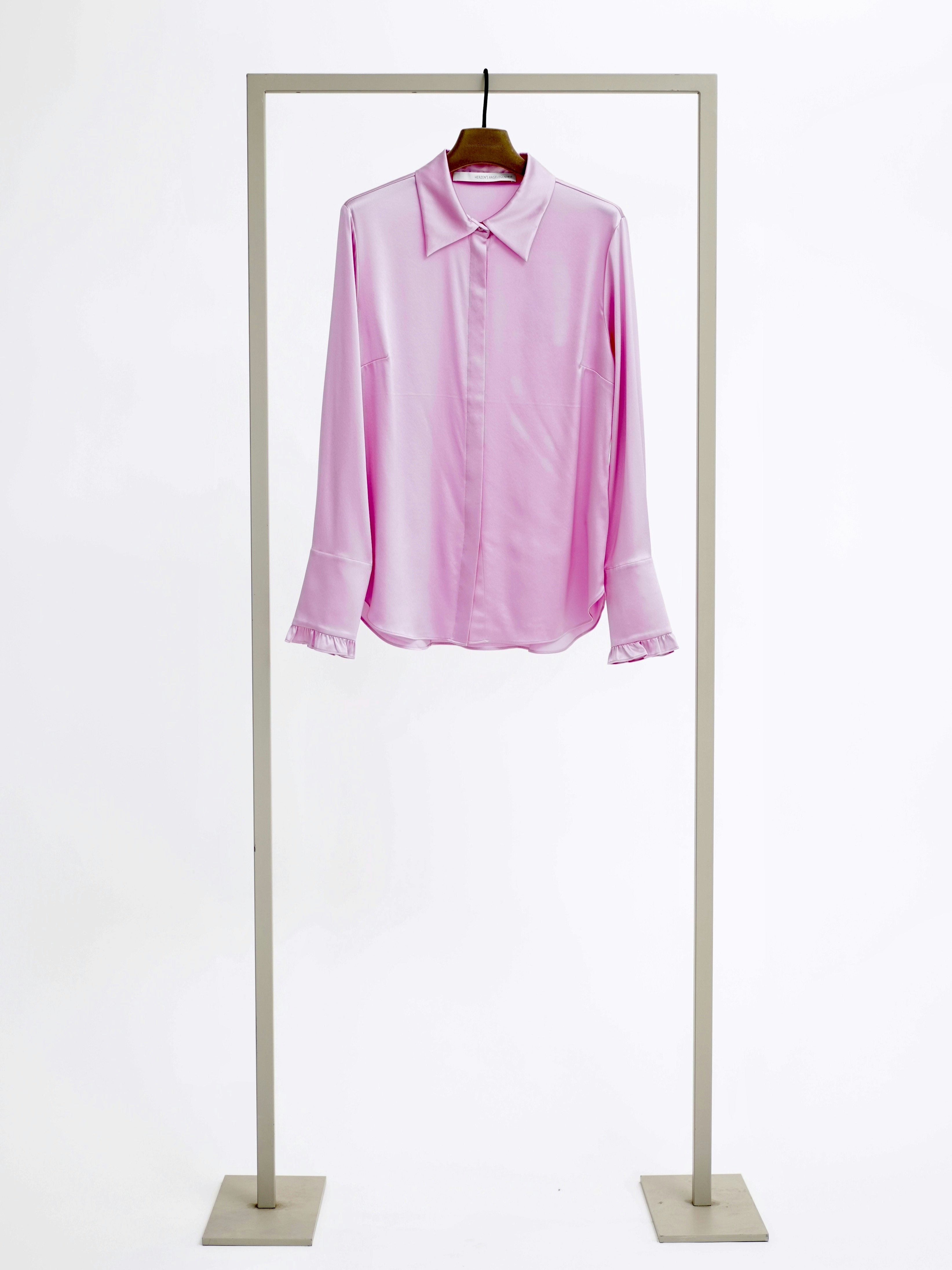 Shirt-collar blouse