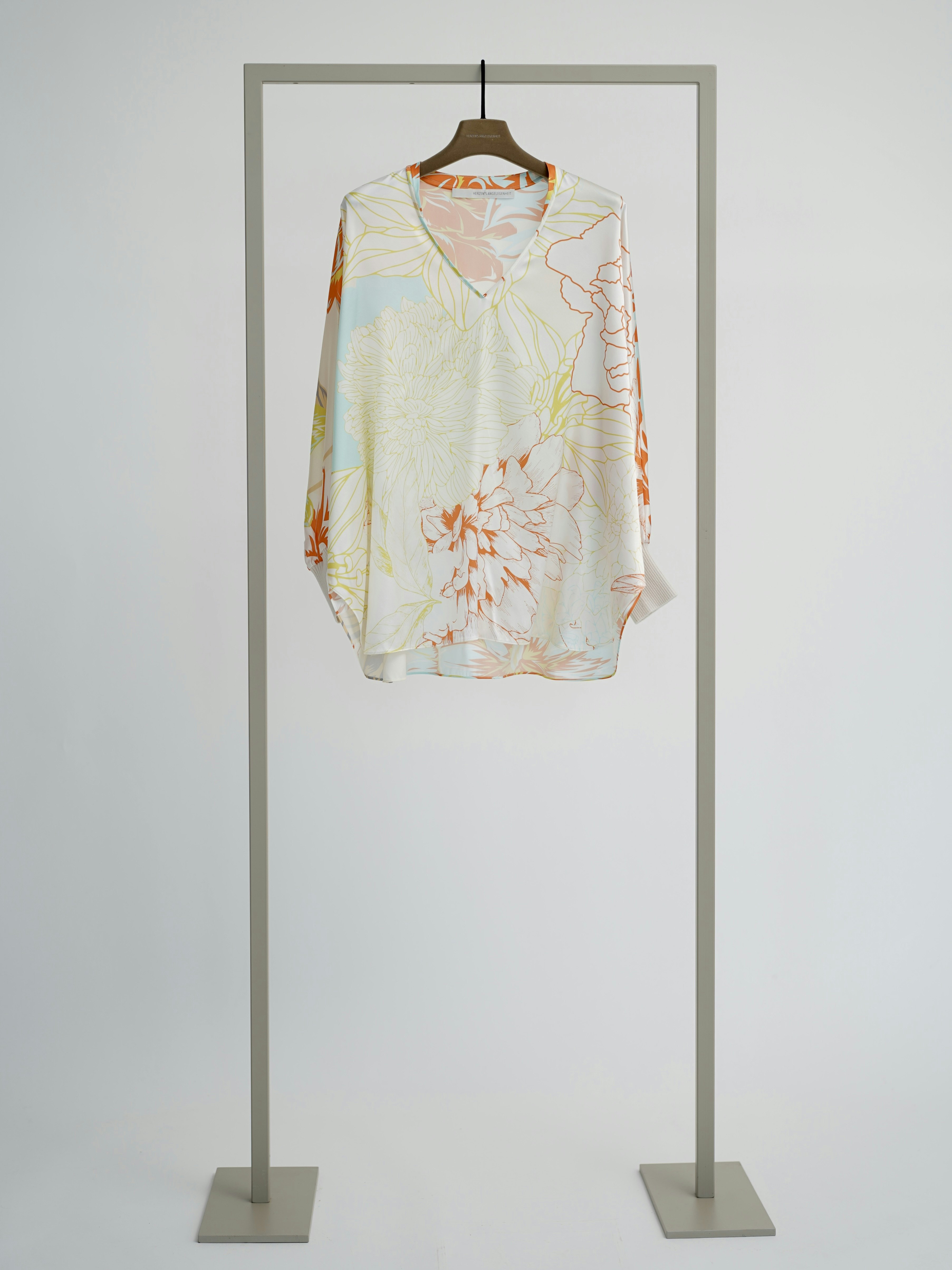 Seidenbluse oversize