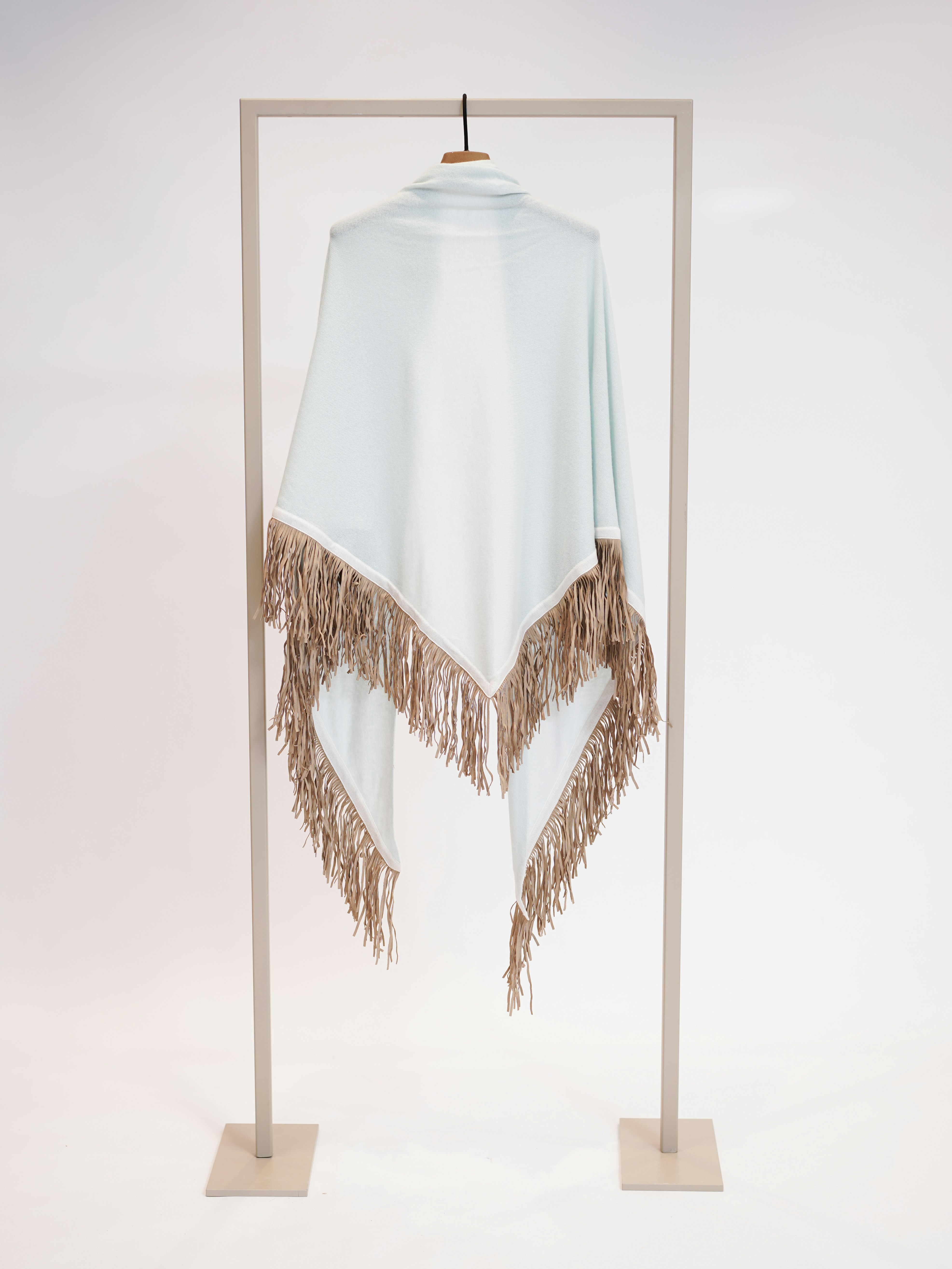 Dreieckstuch mit Lederfransen GINA S.